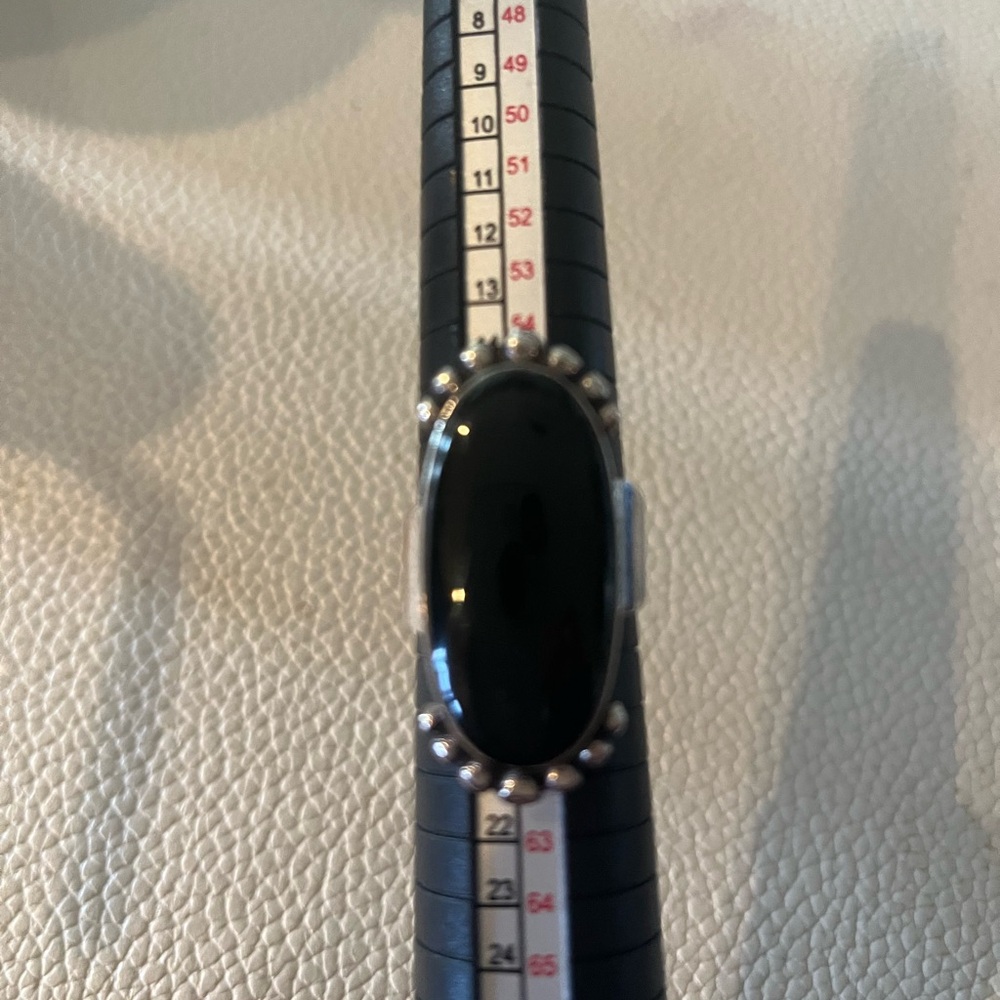 Black onyx ring - Picture 5 of 6